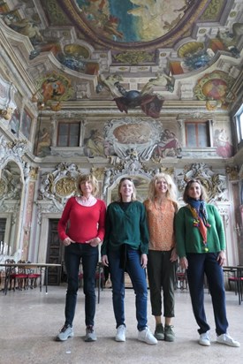 Team Fab in Venezia to encourage me for my exhibition, 2019