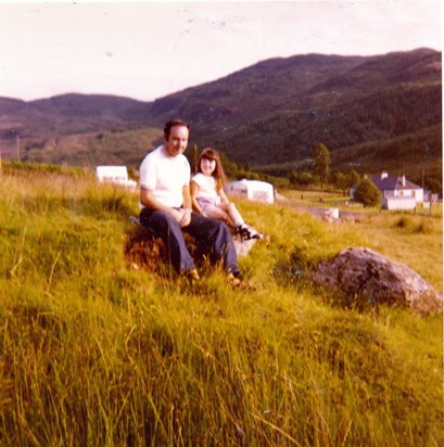 Dad & Daughter, Aug 73
