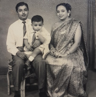 The whole family somewhere around 1965