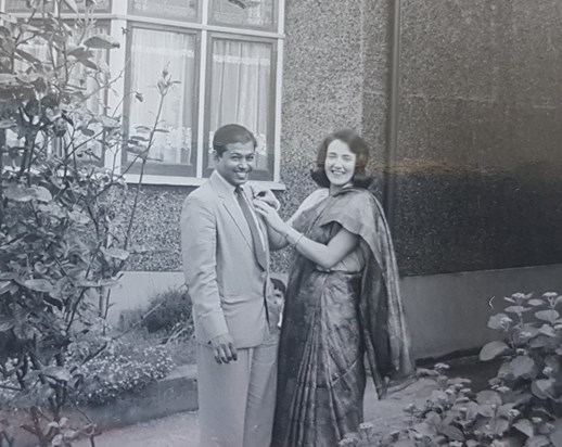 My father with his beloved sister in law Enid