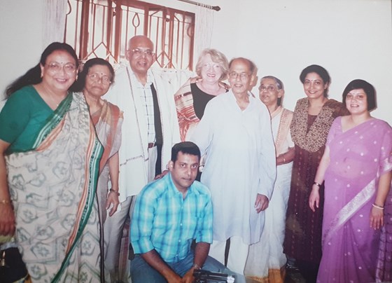 My father's house in Howrah on a rare family get together with Pankaj and Enid