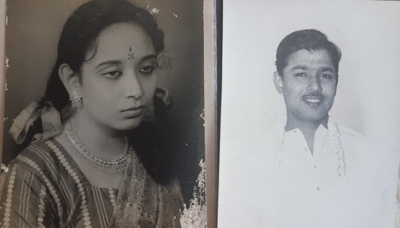 I think these two photos were taken in 1961 as my parents were getting married.