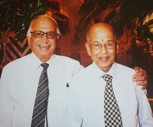 Father with one of his greatest friends Sambhu