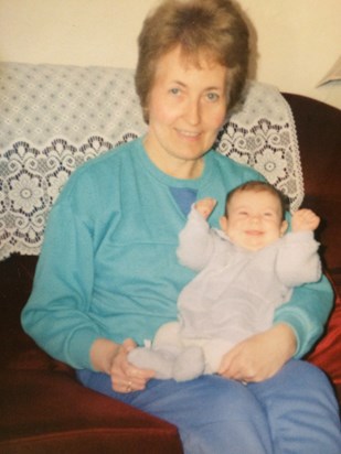 Nanny and the happiest Halloran grandchild! 😍