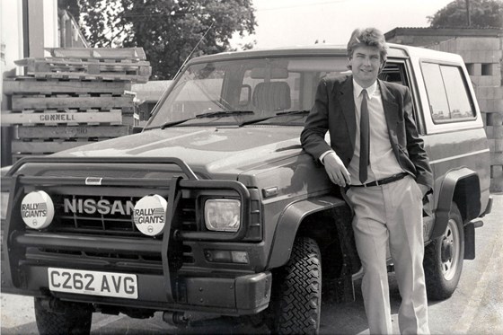 Dad  with his Nissan Patrol Circa 1985