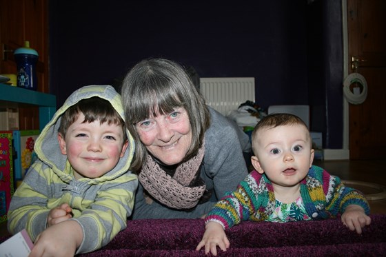 One of my favourites of mum with Alex and Bethany 