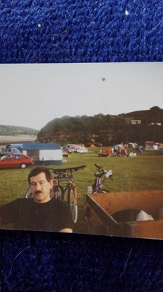 on our holidays camping in wales 1992