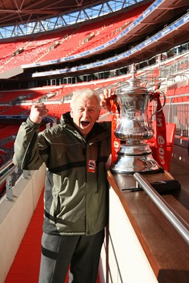 Dad winning the FA cup...