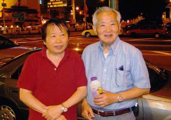 2008 July -- Dad and Uncle Jim Hshiang in New York; (I think his daughter, Kitty's wedding)