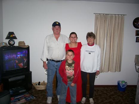 Dad , Mom, Whitney and Trevor