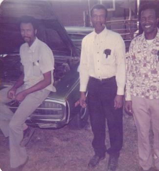 From left to right: Cousin Wilfred, Uncle Willie B. and Father (Grant Ed Taylor)