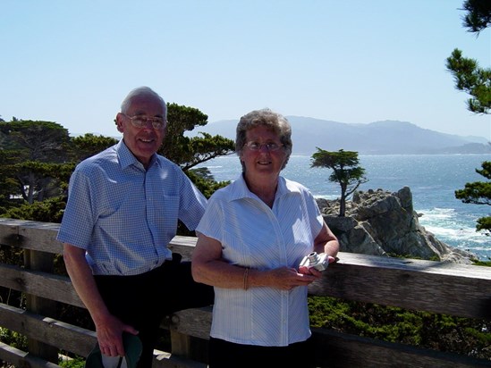 Colin & Emmeline at Seven Mile Drive, California