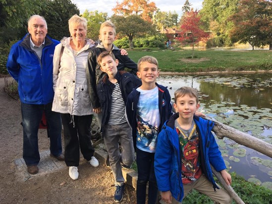 Mum and Dad and the boys at Cliveden