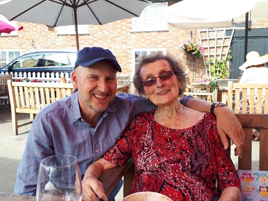 Mops on her 88th Birthday lunch 4th August this year.