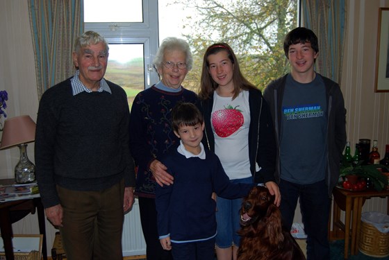 2007 Happy in Galloway with Grandchildren