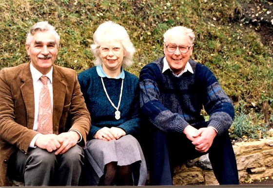 Nigel, Marian and Robin circa 1988. x