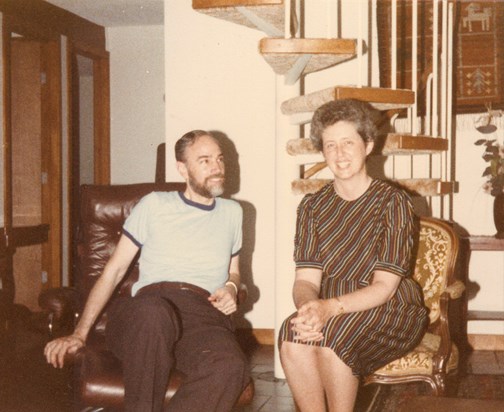 the Hansons in early 80s - a wonderful host family