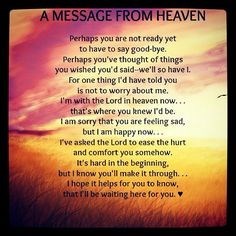 A Message From Heaven