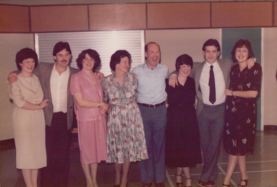 1979 - Karen, John, Linda, (Mum) Mary, (Dad) Eddie, Jane, Michael and Christine