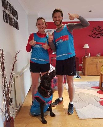 Rob and his sister Ellie ready for Tough Mudder