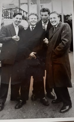 Dad and his pals 'on the town' c1954. Top Man!