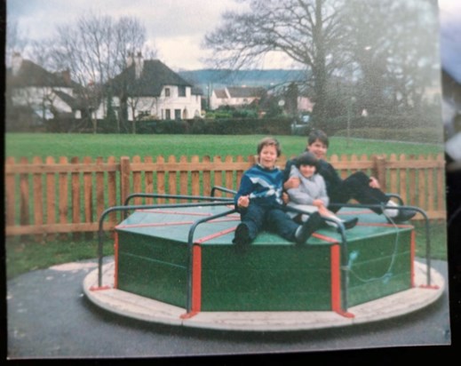 Kevin with Tracey and Andrew