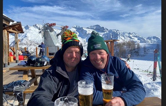 Kev loved skiing ⛷️ 