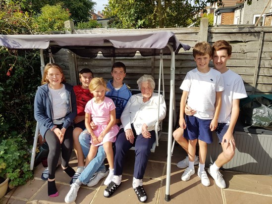 Mum & the grandchildren 