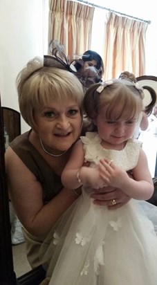 Barbella and her granddaughter Aiana, 2016.
