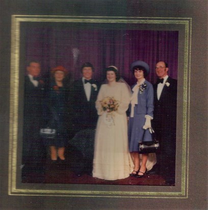 Barbella and Donnie's Wedding in 1979