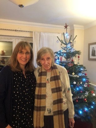 Margaret and Becky Christmas 2019