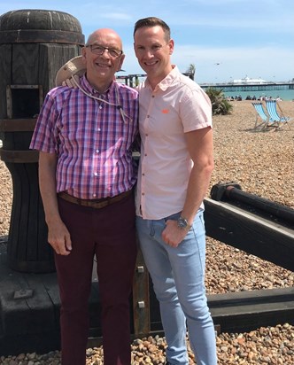 Dad and I in his favourite place Brighton. He’s used to come and visit me almost every two months just to spend time with me and see Brighton. I’ll miss him so much and this hole in my heart will never be filled. Love you my dad 