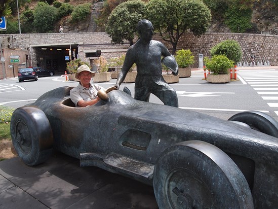 Don loved cars and the holidays in France. (Monaco 2014)