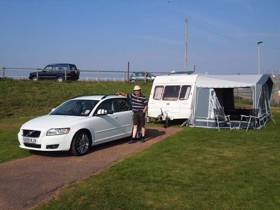 Our caravan holidays have always been located close to railways and trains. (Minehead 2014) 