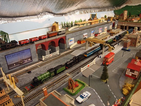 Don spent hours working on a model railway. He said that this work has no end. 