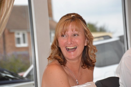 Barb on her Wedding Day to Justin 28.08.15