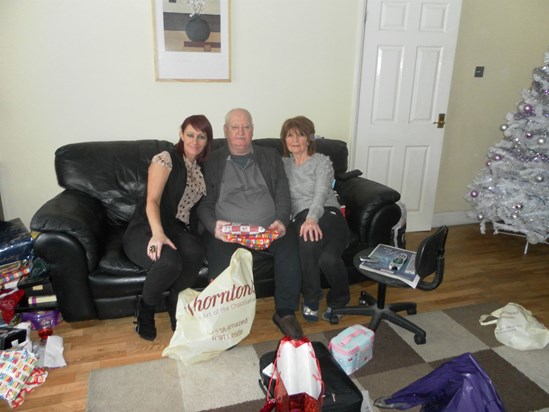 Christmas 2010 Norman with his wife Margaret and daughter Deborah, miss you lots x 