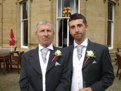 Thomas and Dad 13/06/09 Dad looked so smart on my Wedding Day!