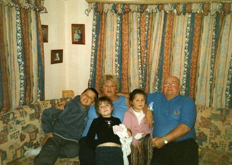 2 Nannies with Jack, Alice and Lily and Grandad in the caravan xxx