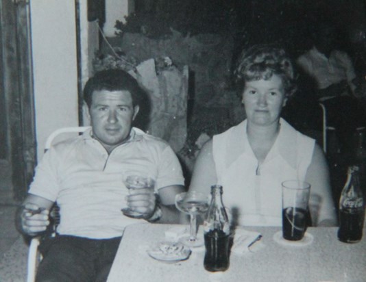 1970 - Connie & Brendan on holiday