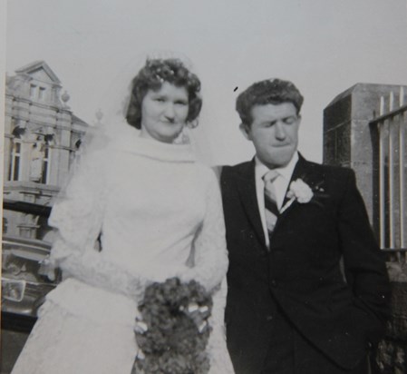 Sept 27 1961 Wedding day, Sligo Cathedral