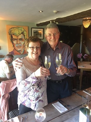 Mum and Dad on their Ruby Wedding Anniversary