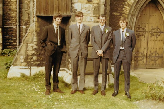 John, George, Stuart and Rob - the four brothers