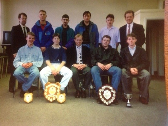 NLTG Achievers pictured with Allan Murray circa 1991