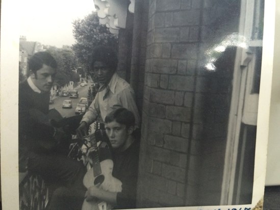 July 1967 - "jamming" Roy, Ash & Alan