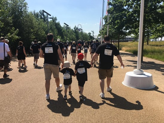 Marching for Men   Grandsons with their Daddies June 2017