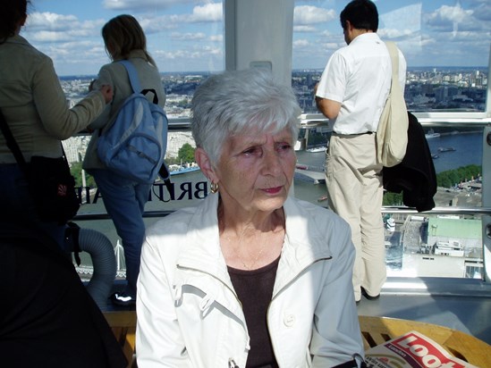 Mum on the London Eye - a wish realised