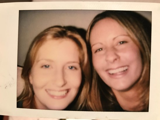 1991 taken on a Polaroid camera, before the era of the selfie began.