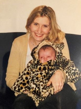 Catherine with Lola 1999, in Burton.