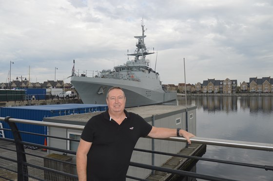 mark with hms medway aug 2019